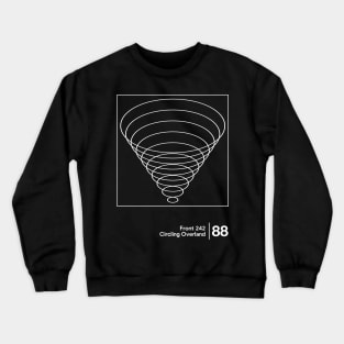 Circling Overland / Minimalist Graphic Artwork Design Crewneck Sweatshirt